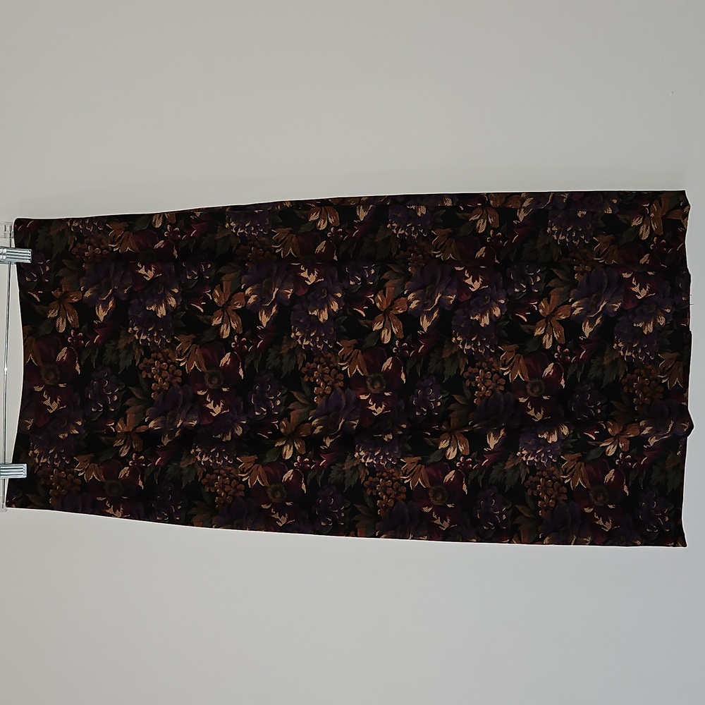 Vintage Briggs New‎ York Floral Maxi Skirt Size 4
